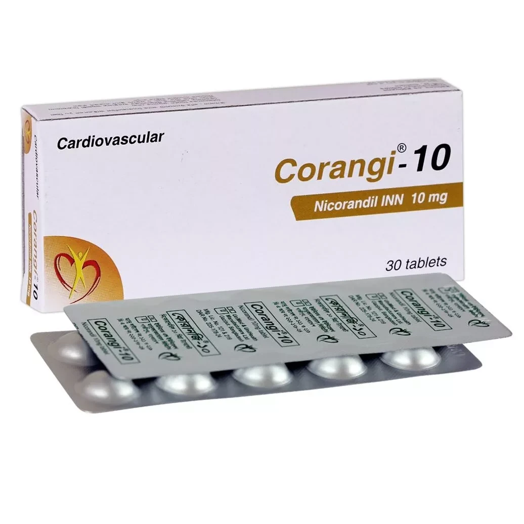 Pack Image: Corangi 10 mg Tablet (3 x 10)