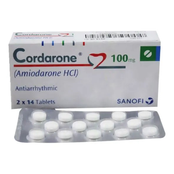 Pack Image: Cordarone 100 mg Tablet (3 x 10)
