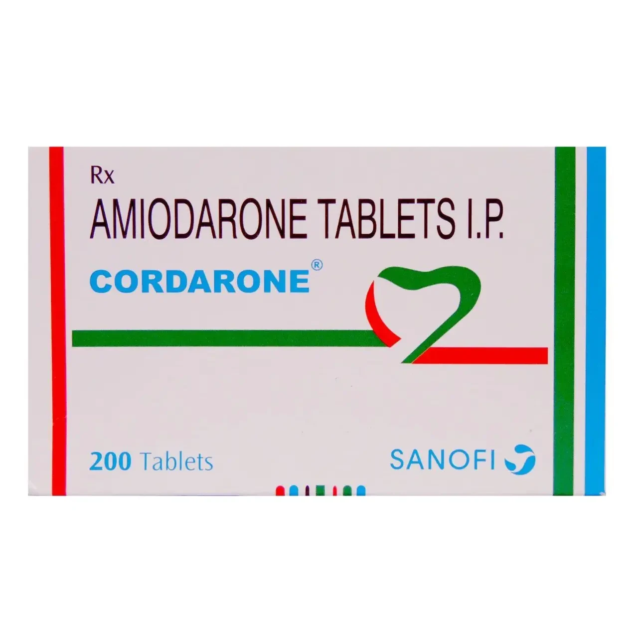 Pack Image: Cordarone 200 mg Tablet (3 x 10)