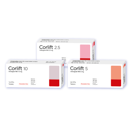 Pack Image: Corlift 5 mg Tablet (2 x 10)
