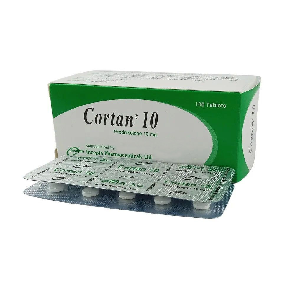 Pack Image: Cortan 10 mg Tablet (10 x 10)
