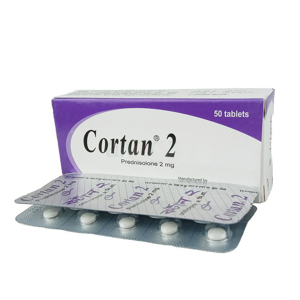 Pack Image: Cortan 2 mg Tablet (5 x 10)