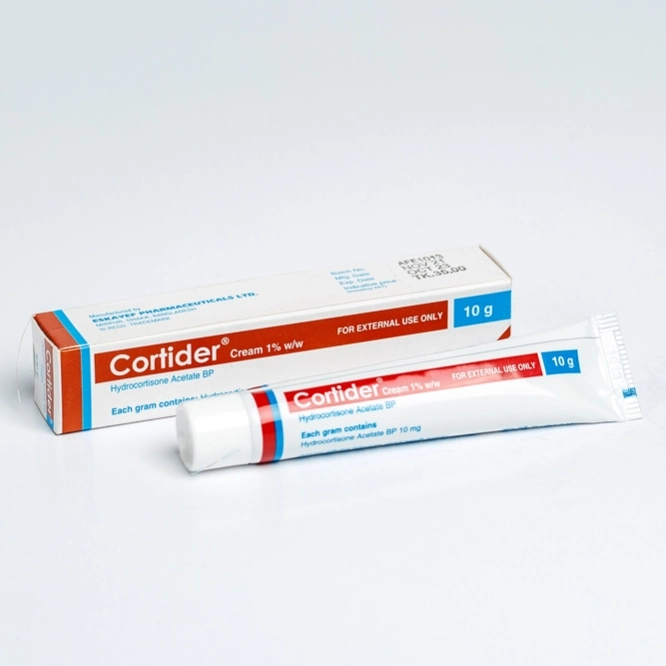 Pack Image: Cortider 1% Cream (10 gm tube)