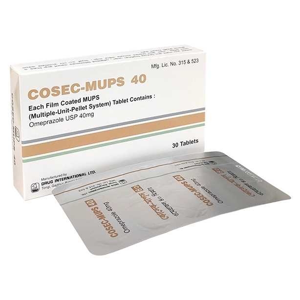 Pack Image: Cosec-MUPS 40 mg Tablet (3 x 10)