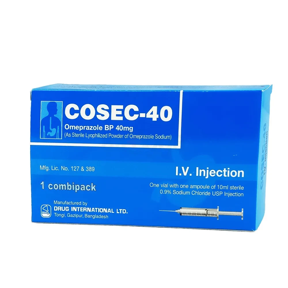Pack Image: Cosec 40 mg Injection (40 mg vial)