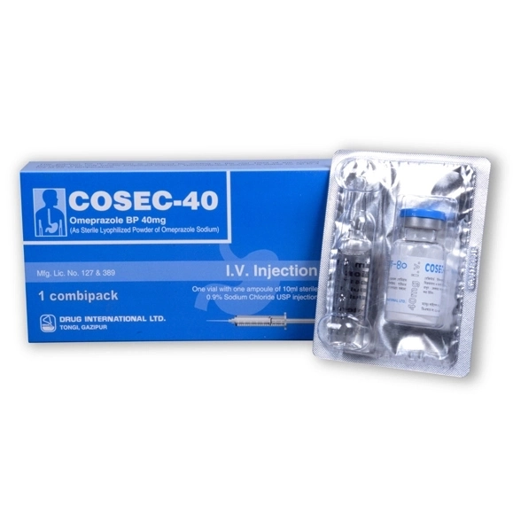 Pack Image: Cosec 40 mg Injection (40 mg vial)