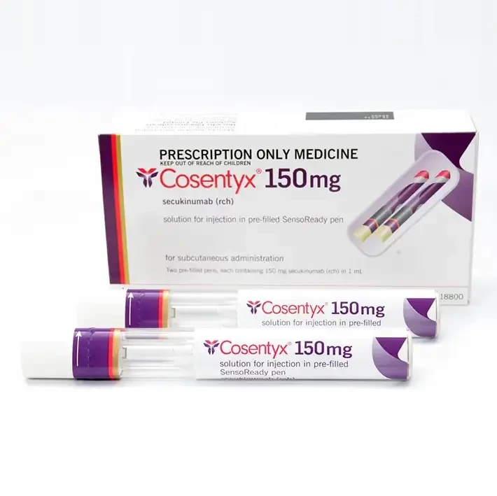 Pack Image: Cosentyx 150 mg Injection (150 mg pre-filled pen)