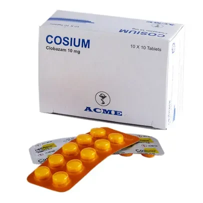 Pack Image: Cosium 10 mg Tablet (10 x 10)