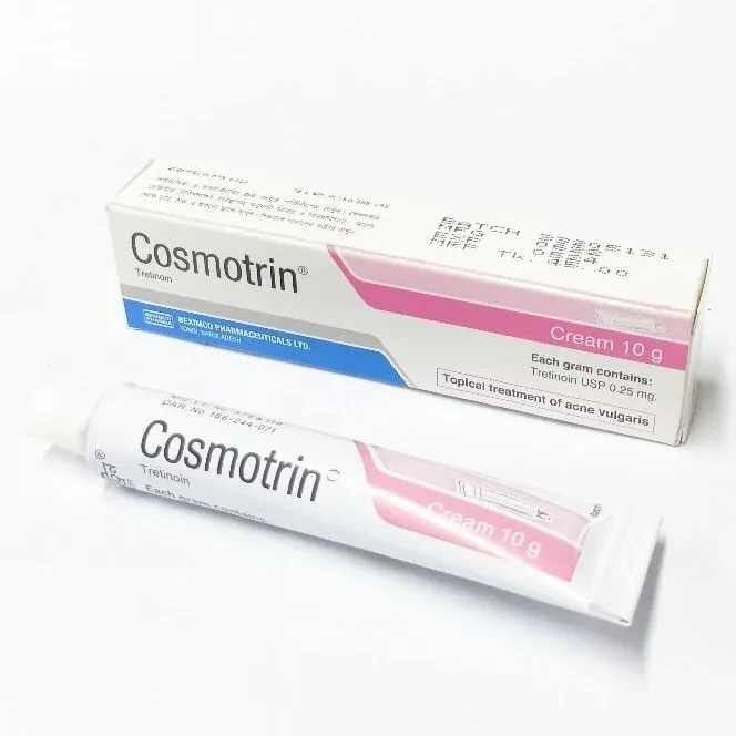 Pack Image: Cosmotrin 0.025% Cream (10 gm tube)