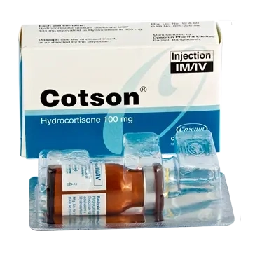 Pack Image: Cotson 100 mg Injection (100 mg vial)