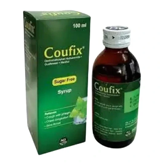 Pack Image: Coufix (200 mg Syrup (100 ml bottle)