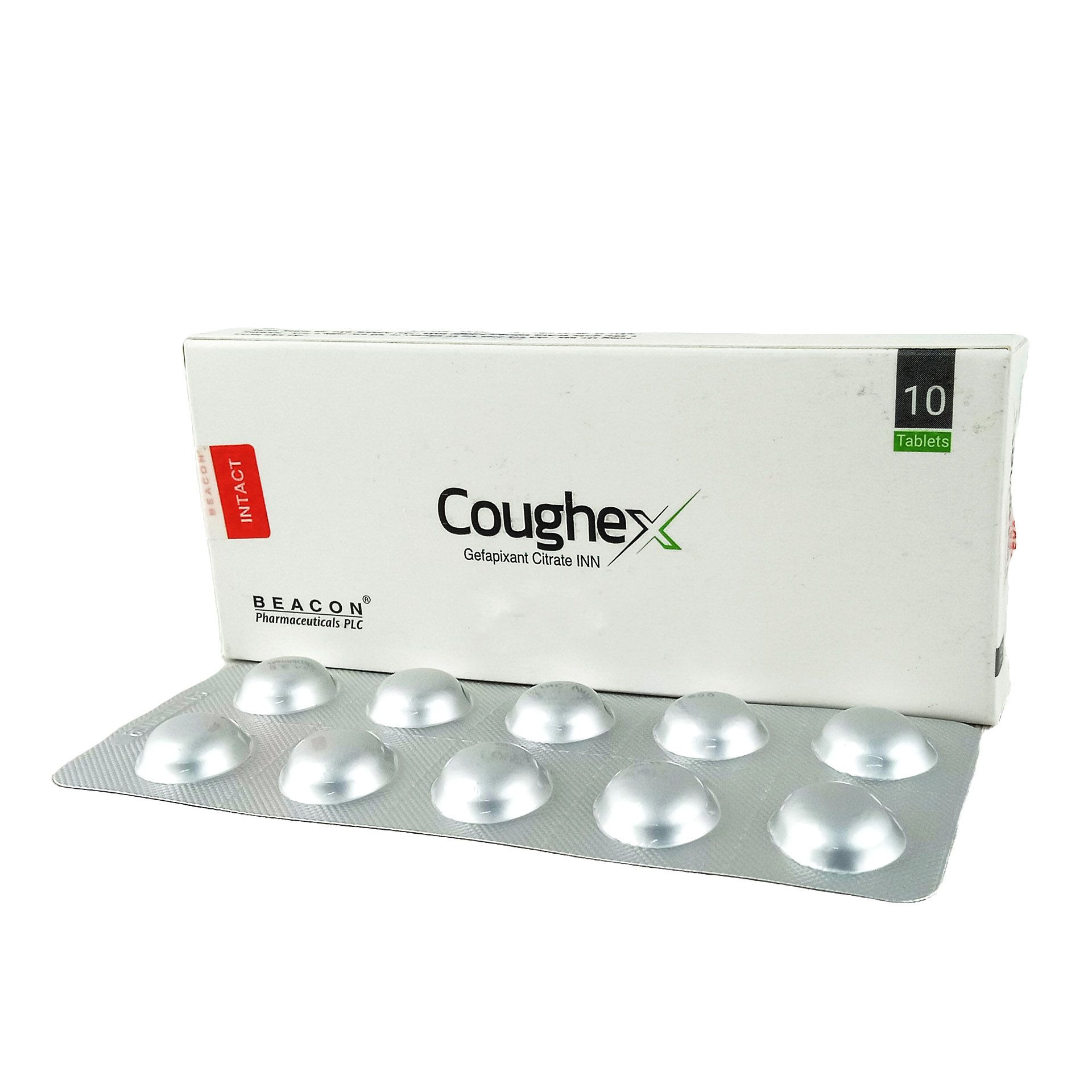 Pack Image: Coughex 45 mg Tablet (1 x 10)