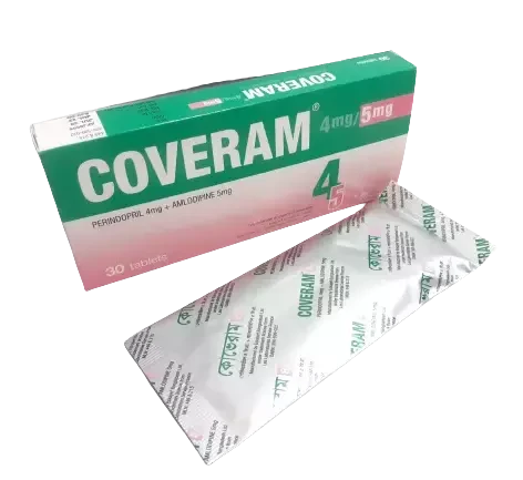 Pack Image: Coveram 4 mg Tablet (3 x 10)