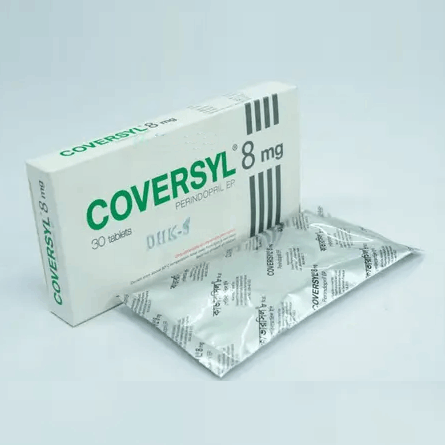Pack Image: Coversyl 8 mg Tablet (3 x 10)
