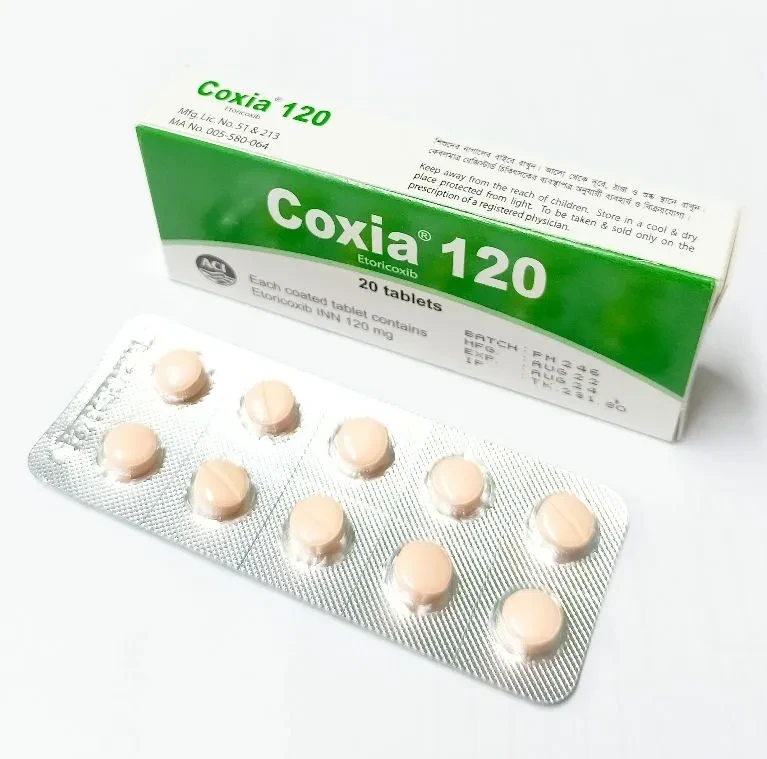 Pack Image: Coxia 120 mg Tablet (5 x 4)