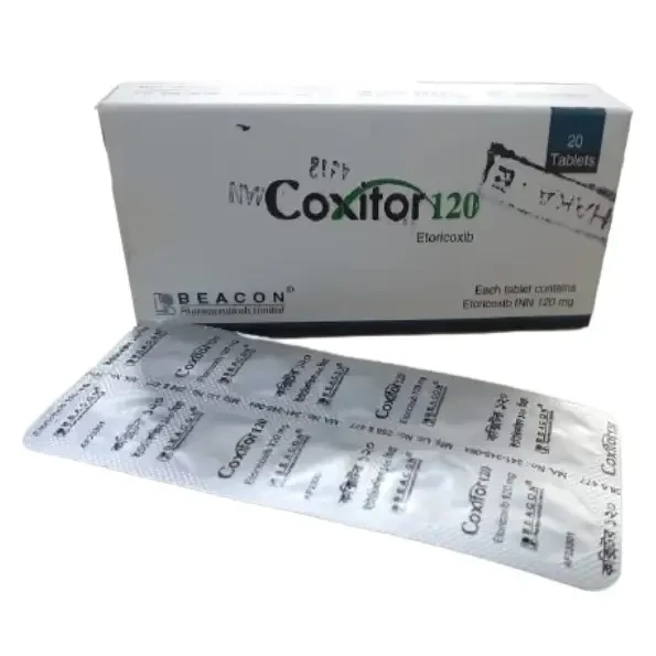 Pack Image: Coxitor 120 mg Tablet (2 x 10)