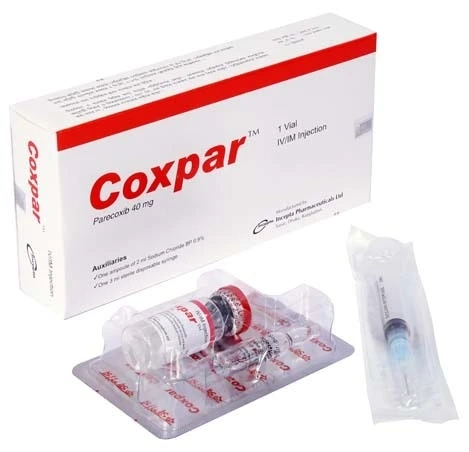 Pack Image: Coxpar 40 mg Injection (40 mg vial)