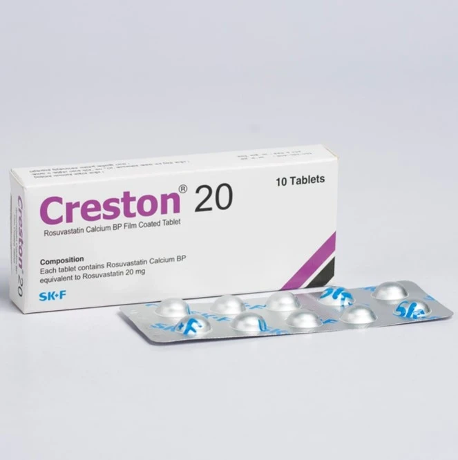 Pack Image: Creston 20 mg Tablet (1 x 10)