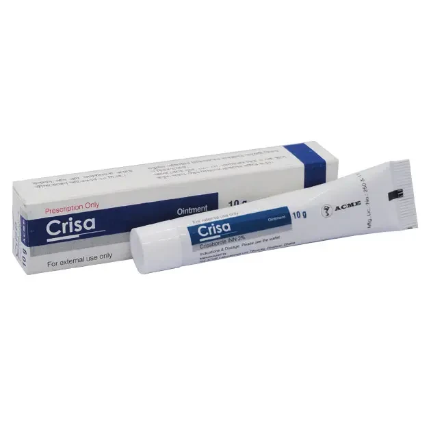 Pack Image: Crisa 2% w Ointment (10 gm tube)