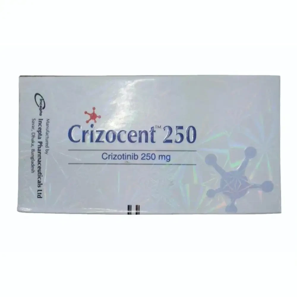 Pack Image: Crizocent 250 mg Capsule (3 x 4)