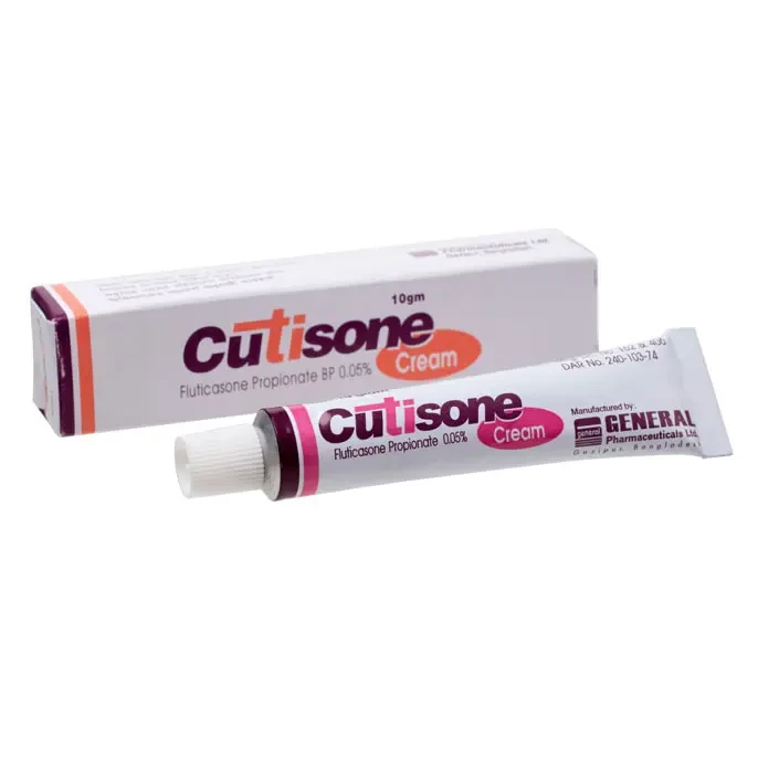 Pack Image: Cutisone 0.05% Cream (10 gm tube)