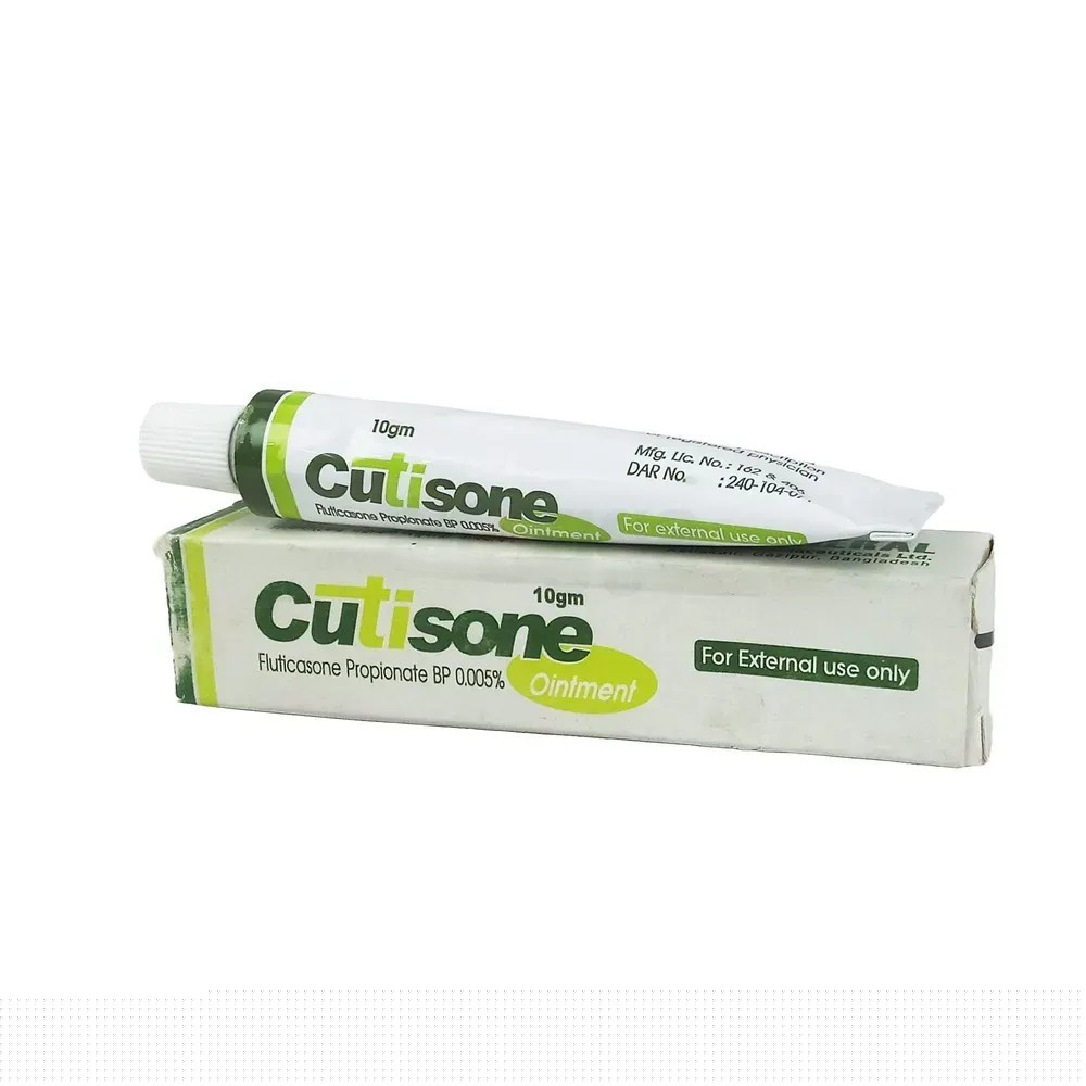 Pack Image: Cutisone 0.005% Ointment (10 gm tube)
