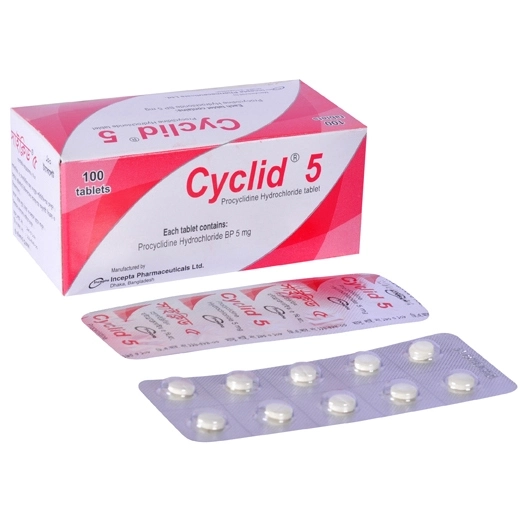 Pack Image: Cyclid 5 mg Tablet (10 x 10)