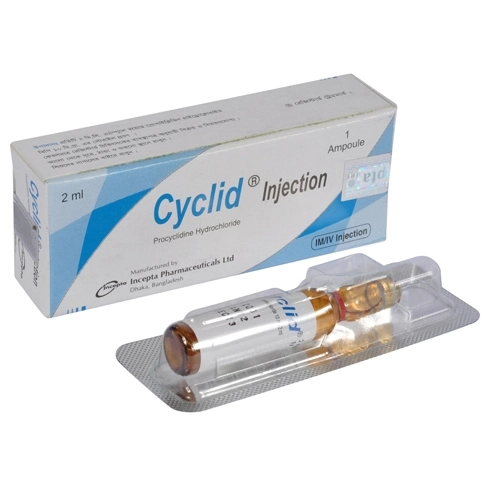 Pack Image: Cyclid 10 mg Injection (2 ml ampoule)