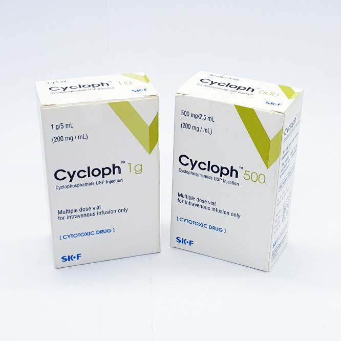 Pack Image: Cycloph 500 mg Injection (500 mg vial)