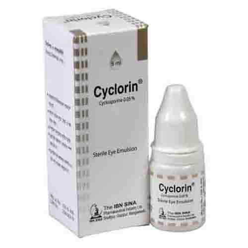 Pack Image: Cyclorin 0.05% Eye Drop (5 ml drop)