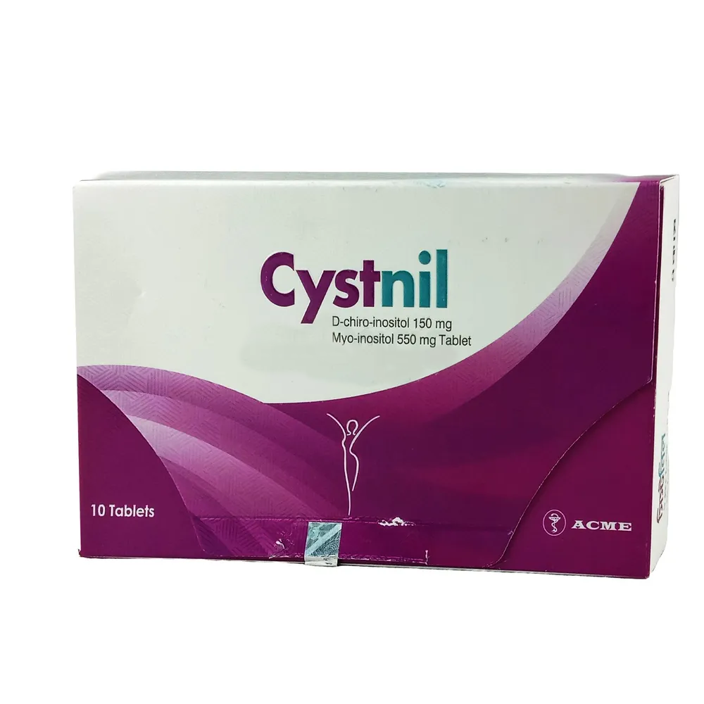 Pack Image: Cystnil 150 mg Tablet (1 x 10)