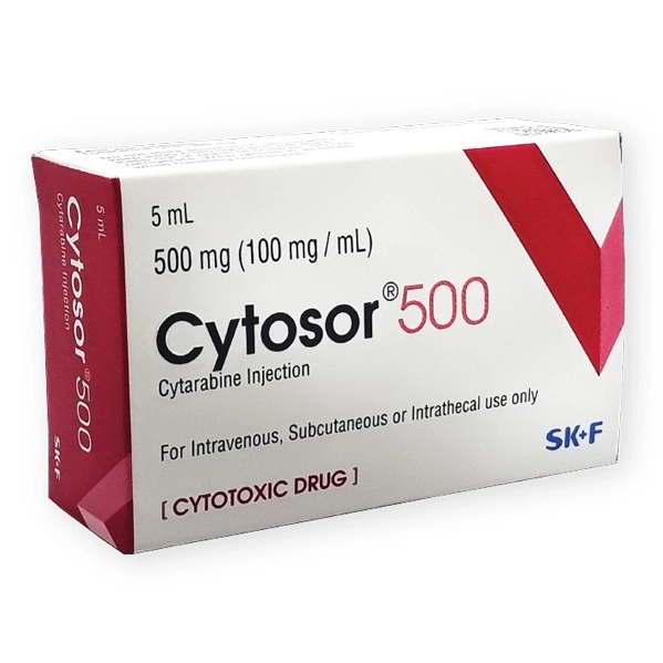 Pack Image: Cytosor 500 mg Injection (500 mg vial)