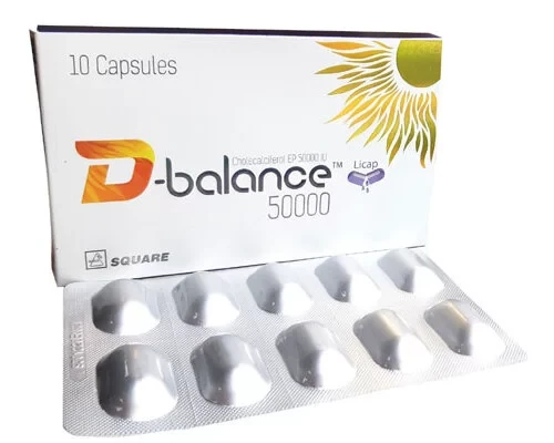 Pack Image: D-Balance 50000 IU Capsule (1 x 10)