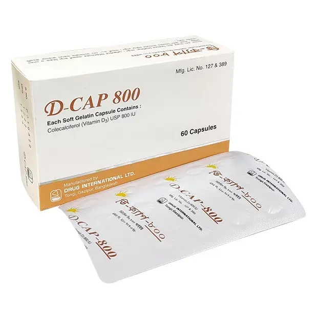 Pack Image: D-Cap 800 IU Capsule (4 x 15)