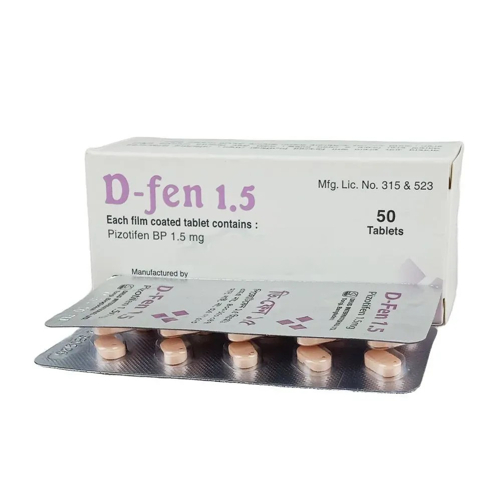 Pack Image: D-Fen 1.5 mg Tablet (5 x 10)