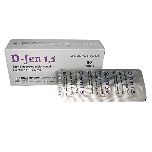 Pack Image: D-Fen 1.5 mg Tablet (5 x 10)