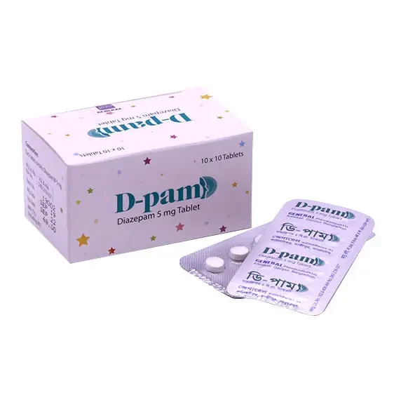Pack Image: D-Pam 5 mg Tablet (10 x 10)