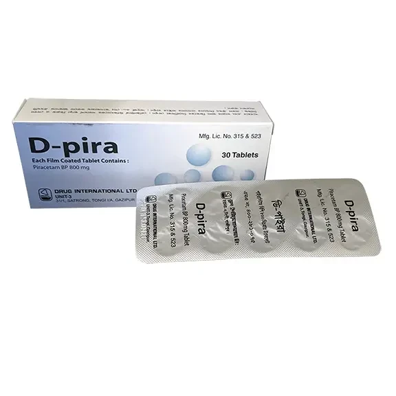 Pack Image: D-Pira 800 mg Tablet (3 x 10)