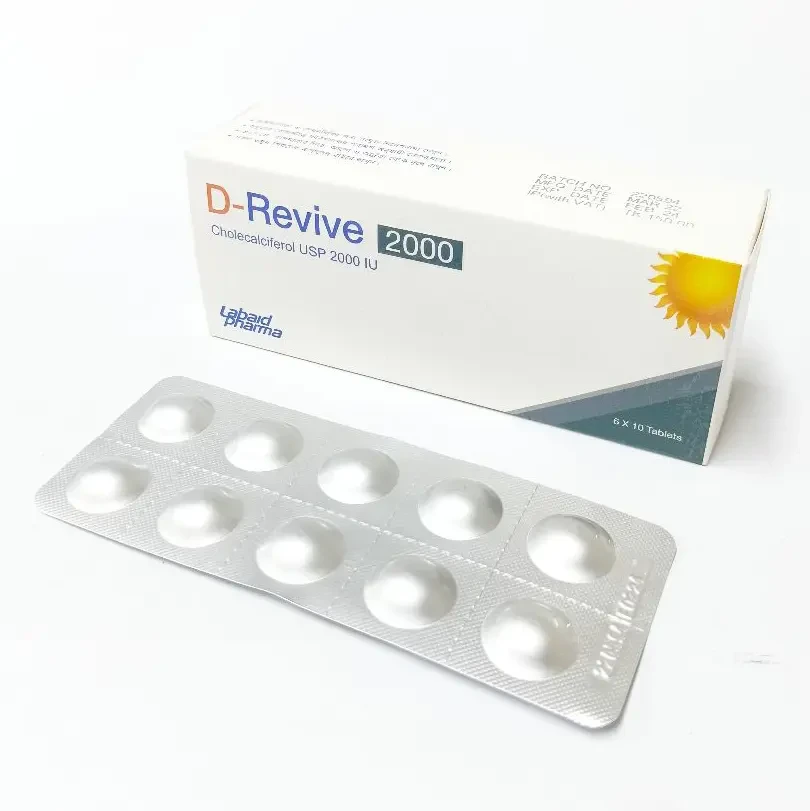 Pack Image: D-Revive 2000 IU Tablet (6 x 10)