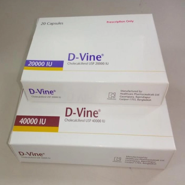 Pack Image: D-Vine 20000 IU Capsule (2 x 10)