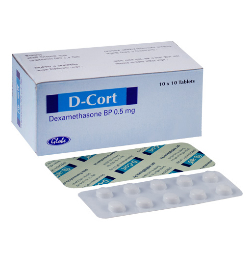 Pack Image: D-cort 0.5 mg Tablet (10 x 10)