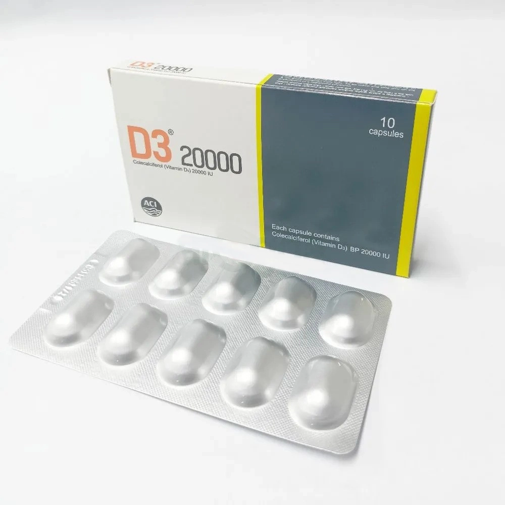 Pack Image: D3 20000 IU Capsule (1 x 10)