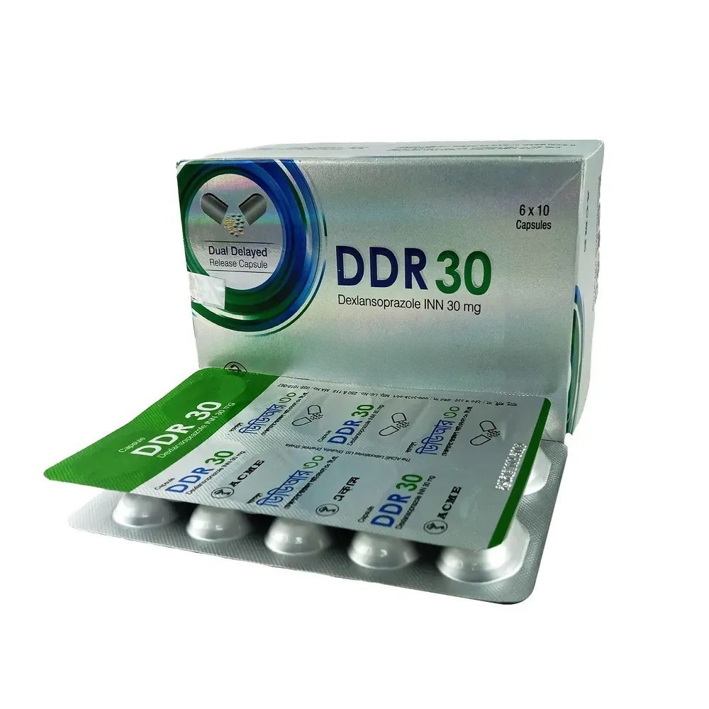 Pack Image: DDR 30 mg Capsule (6 x 10)