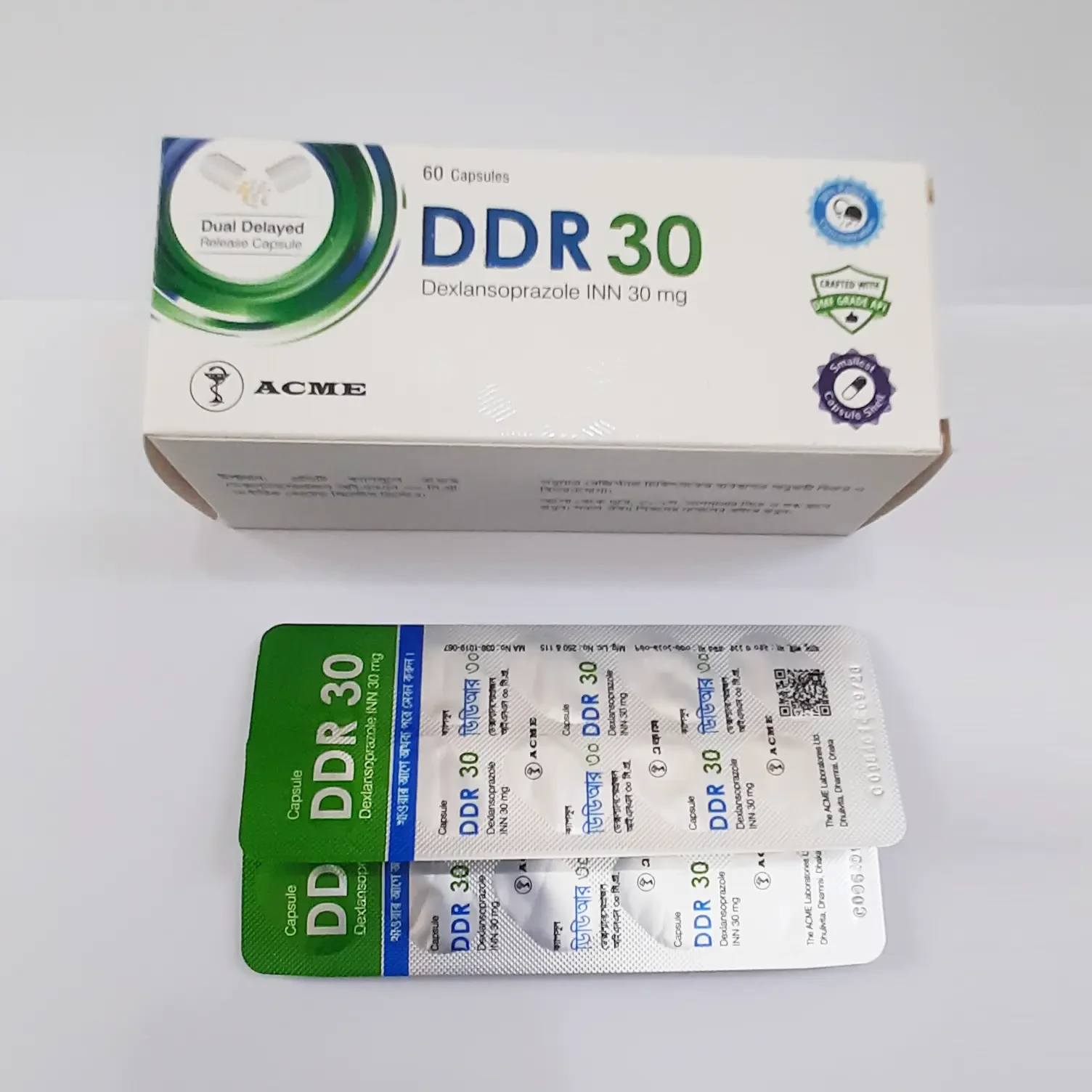 Pack Image: DDR 30 mg Capsule (6 x 10)