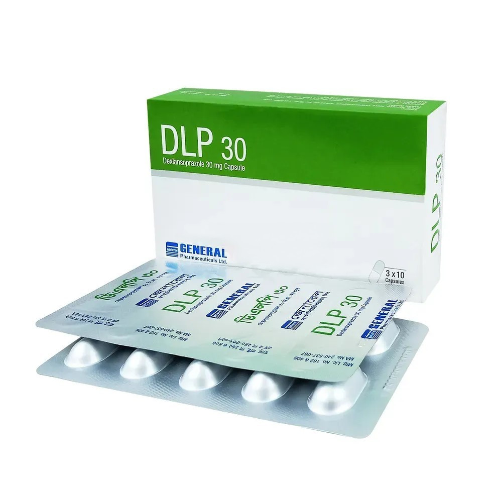 Pack Image: DLP 30 mg Capsule (3 x 10)