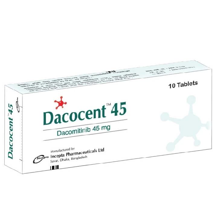 Pack Image: Dacocent 45 mg Tablet (1 x 10)
