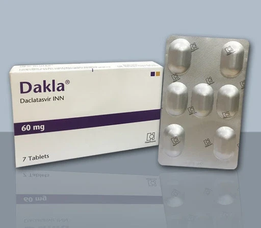 Pack Image: Dakla 60 mg Tablet (1 x 7)