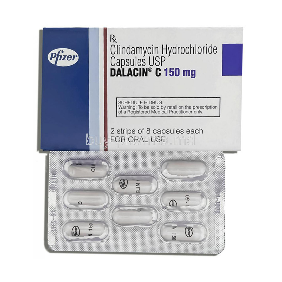 Pack Image: Dalacin C 300 mg Capsule (2 x 8)