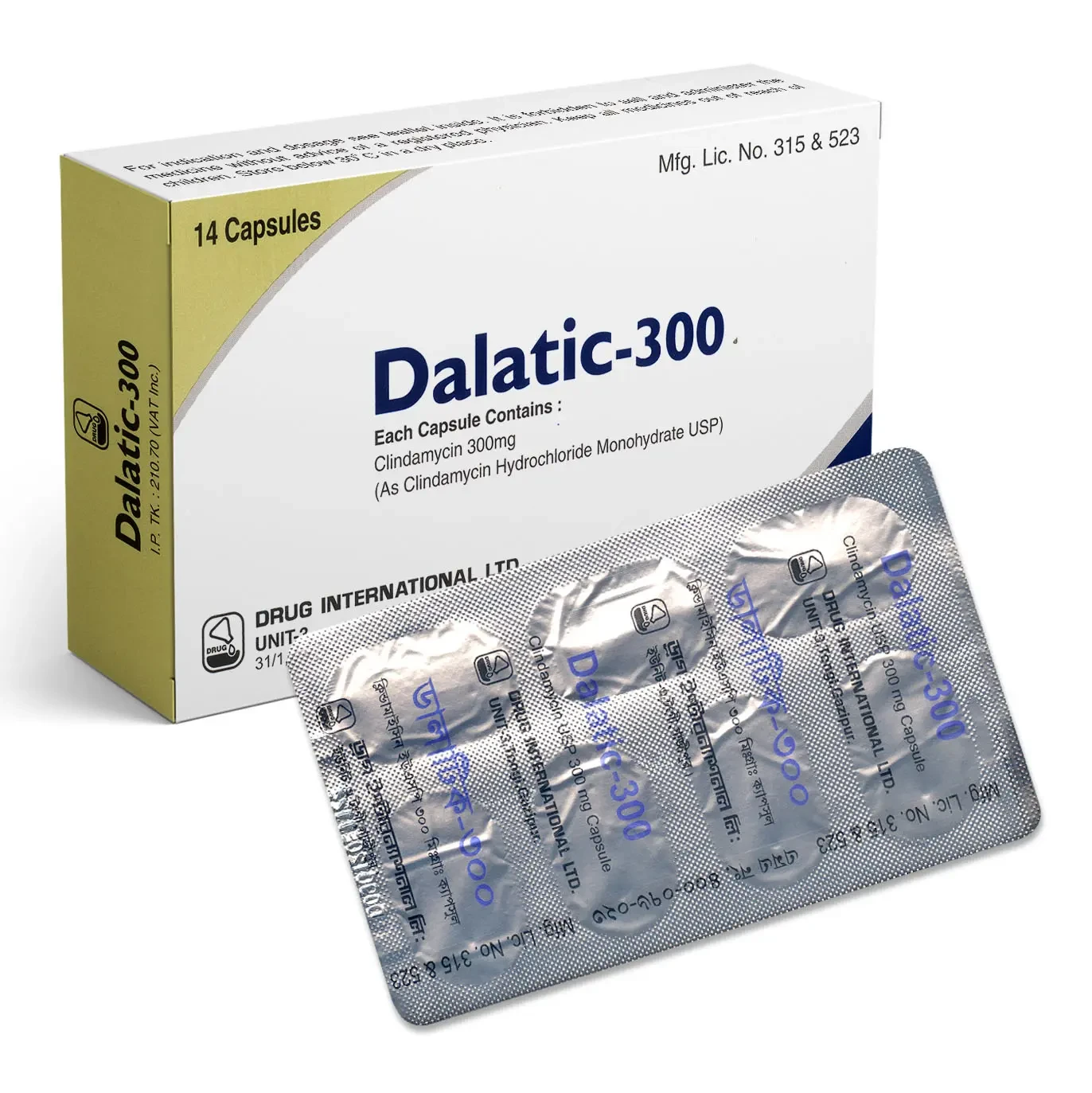 Pack Image: Dalatic 300 mg Capsule (2 x 7)