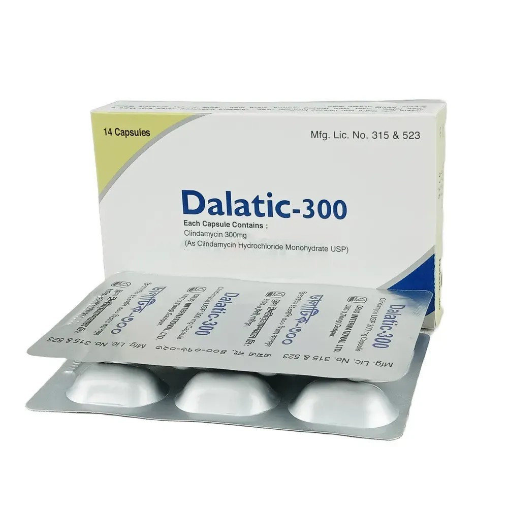 Pack Image: Dalatic 300 mg Capsule (2 x 7)